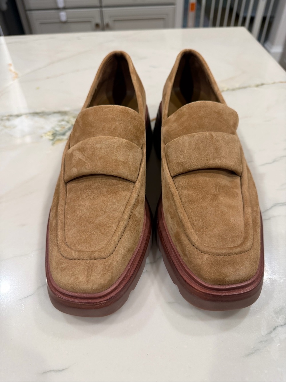 Women’s Vince suede penny loafers